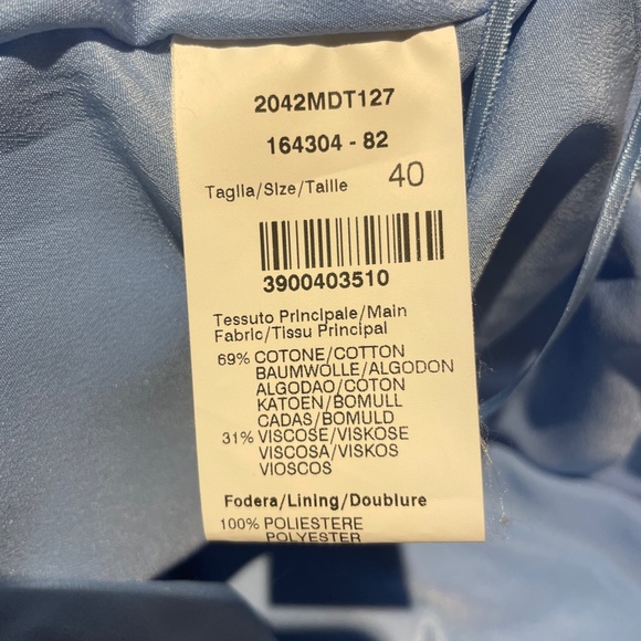 MSGM One-Shoulder Sleeveless Blouse - Picture 6 of 6